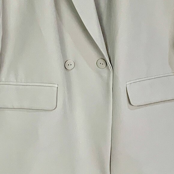 RDI Oversized Boyfriend Double Breasted XL Notched Collar Career Jacket Gray - Picture 4 of 13